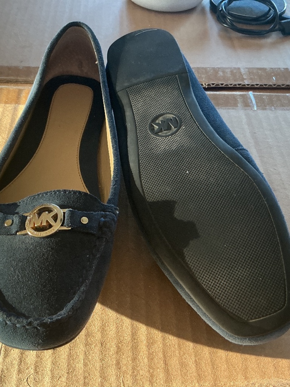 michael Kors Suède loafers